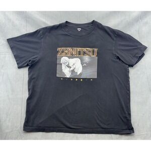 Uniqlo UT Demon Slayer Zenitsu Agatsuma Black Graphic Tee XXL 341-440694